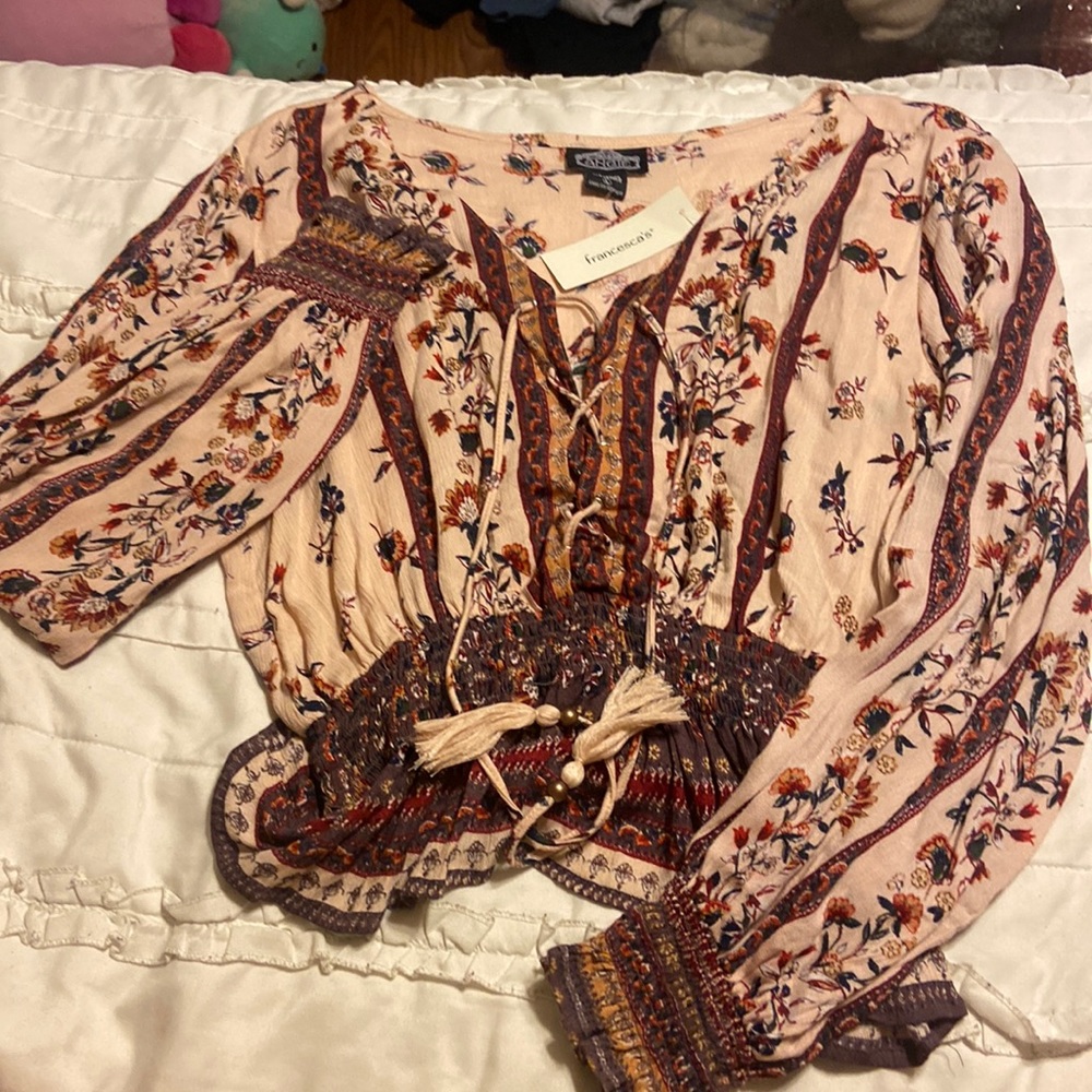 Francesas Boho Top NWT